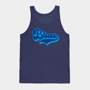 Blues (Dark Text) Tank Top